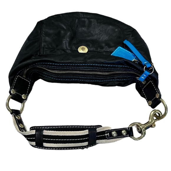 Coach Nylon and Leather Trim Shoulder Bag - Picture 5 of 14